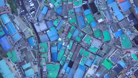 Aerial-view-Gamcheon-Culture-Village-in-Busan-South-Korea