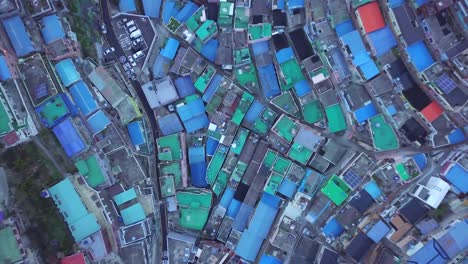 Aerial-view-Gamcheon-Culture-Village-in-Busan-South-Korea