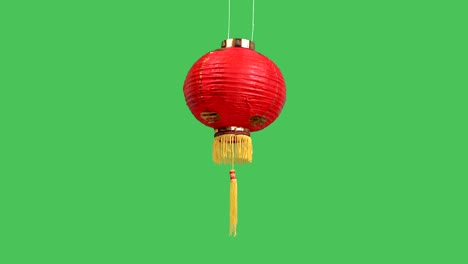 Chinese-new-year-lanterns-on-green-screen