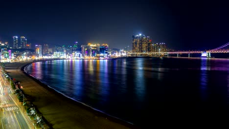 Busan-beach,-South-Korea