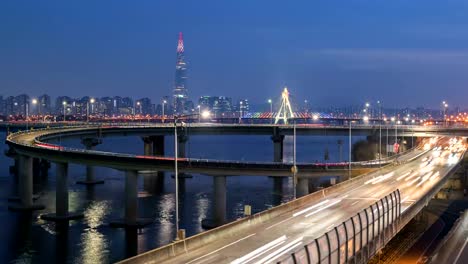 Time-lapse-4K-of-Seoul-City,South-Korea.