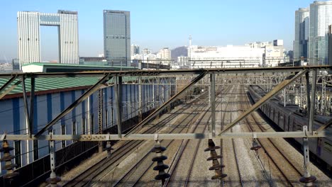 Seoul-Subway-KTX-train-traffic-in-Seoul-City,South-Korea.