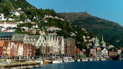 Bergen-Norwegen-Zeitraffer