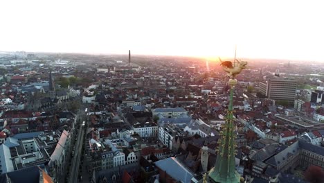 Aerial-view-Ghent