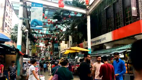 Hyper-lapse-of-Petaling-Street(China-town)-in-Kuala-Lumpur.