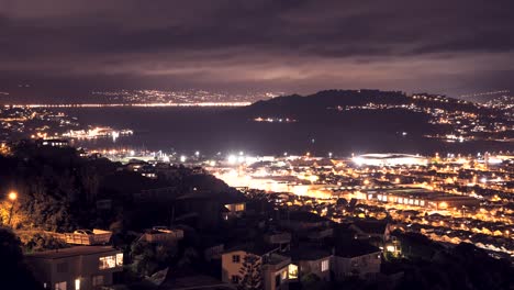 Neuseeland-Wellington-bei-Nacht