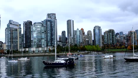 Skyscrapers-in-Vancouver,-British-Columbia