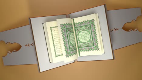 Koran-oder-Koran,-das-heilige-Buch-der-Muslime.