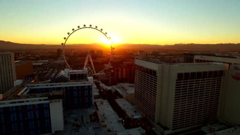 Las-Vegas-Aerial-Cityscape-Strip-Sunrise