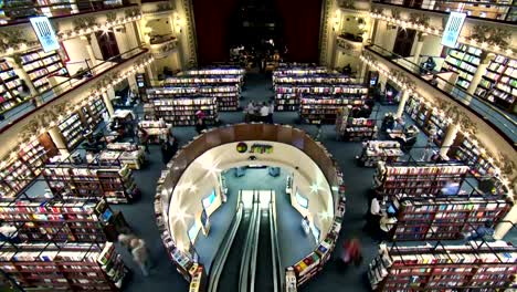 Argentina,-Buenos-Aires-biblioteca-lapso-de-tiempo