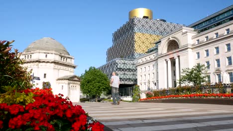 Birmingham,-England,-Baskerville-House,-Bibliothek-und-Hall-of-Erinnerung.