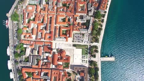 Aerial-view-of-rooftops-in-Zadar