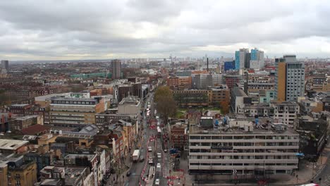 Día-de-lapso-de-tiempo-del-este-de-Londres