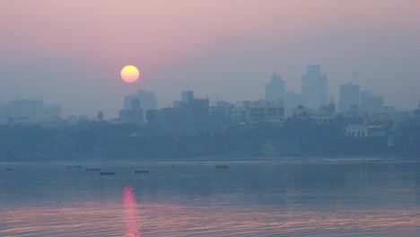 Sun-rise-at-Mumbai-4k