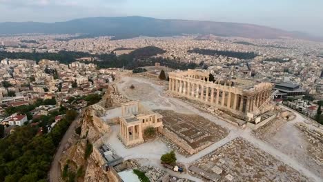 Drone-Shot-Of-Acropolis