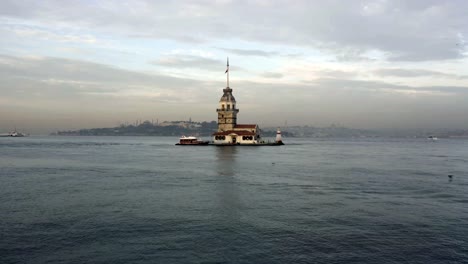Maiden's-Tower-on-Istanbul-Bosphorus