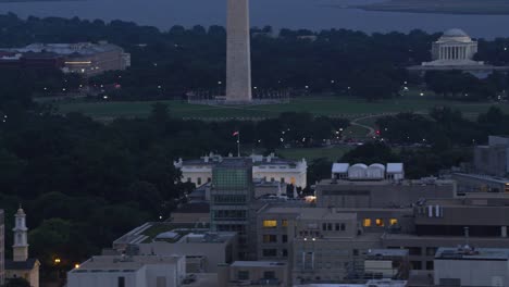 Aerial-reveal-of-White-House-from-16th-Street.