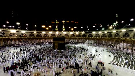 lapso-de-tiempo-Masjidil-Haram,-Meca