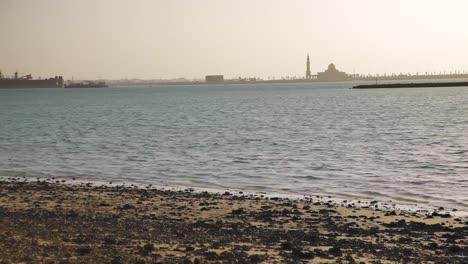 Sunset,-Sea-and-Mosque