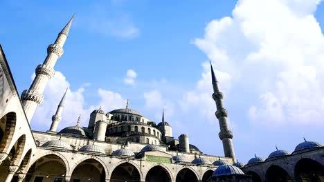 Cinemagraph---Mezquita-de-Ahmed-del-sultán-(Mezquita-Azul),-Estambul,-Turquía.