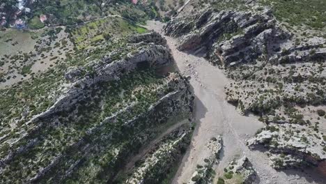 Vista-aérea-del-casco-antiguo-de-la-Medina-azul-Chefchaouen