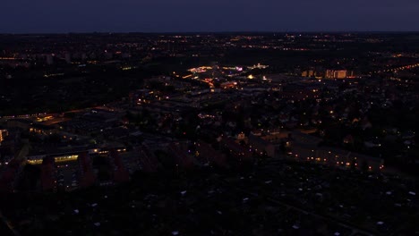 Drone-over-city