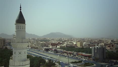 Moschee-in-al-Madina-al-Monawara,-Saudi-Arabien