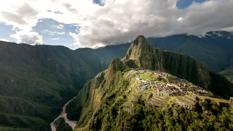 Panning-Time-Lapse-Video-Of-Machu-Picchu-In-Peru