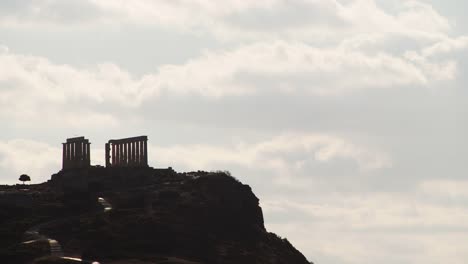 Griechische-Tempel-des-Poseidon,-Kap-Sounion