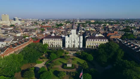 New-Orleans-aerial-Skyline-Stadtbild