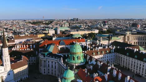 Aerial-Hofburg-Michaelerplatz-Wien