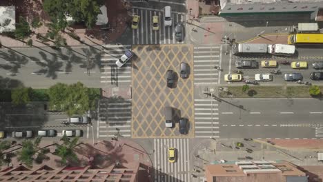 Aerial-drone-shot-of-Medellin-in-Colombia