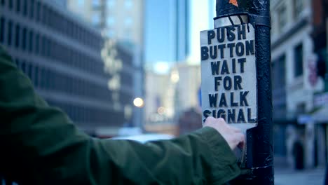 Boston-Crosswalk-Button-with-Traffic-and-Pedestrians-in-Bokeh