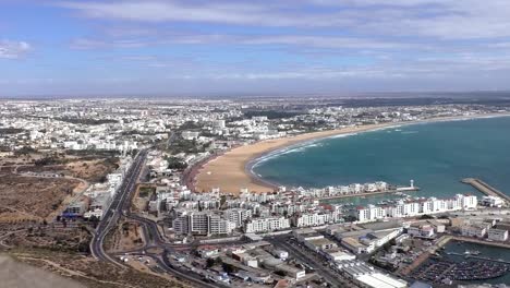 Marruecos-ciudad-de-Agadir-paisaje-urbano