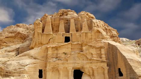 Petra,-Jordan,-Middle-East----it-is-a-symbol-of-Jordan,-as-well-as-Jordan's-most-visited-tourist-attraction.-Petra-has-been-a-UNESCO-World-Heritage-Site-since-1985