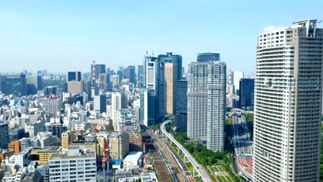 Landschaft-der-Stadt-Tokio