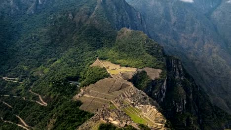 Machu-Picchu---View-from-the-Top-with-Sign