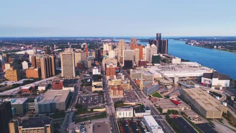 Detroit-Antenne-Stadtbild