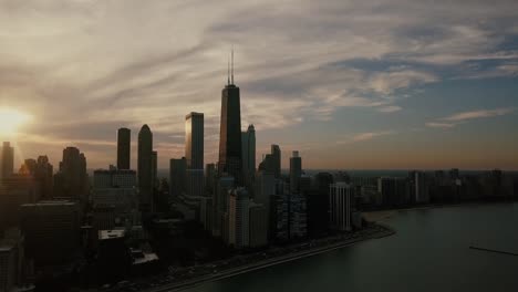 Horizonte-de-Chicago---vista-aérea