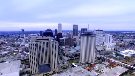 4k-Aerial-view-of-New-Orleans,-Louisiana