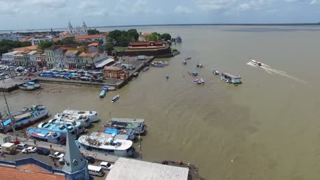 Aerial-View-of-Belem-do-Para,-Brazil