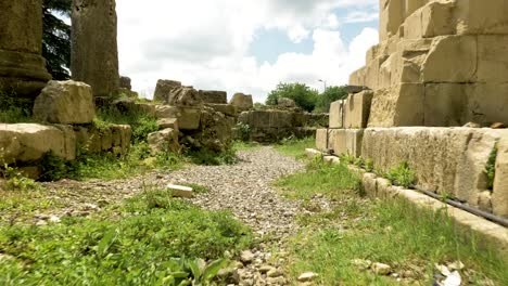 Alte-Mauer-des-Tempels-Bagrati---Georgien,-Kutaissi