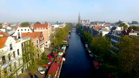 City-of-Amsterdam-aerial-footage