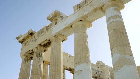 Pillars-of-Parthenon---ancient-temple-in-Athenian-Acropolis