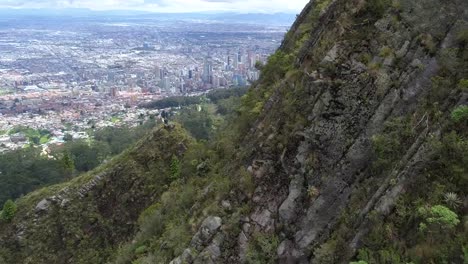 Vista-de-Bogotá,-Colombia.