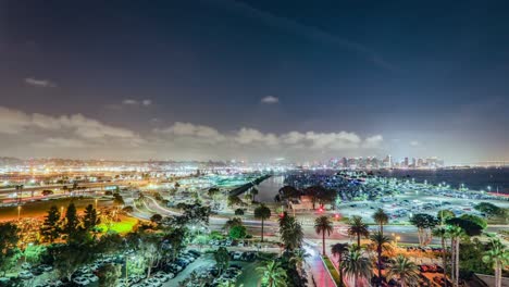 Time-Lapse---San-Diego-Skyline-at-Night-4K