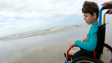 childlike-wheelchair-horizon-sand