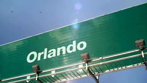 Flugzeug-Landung-Orlando