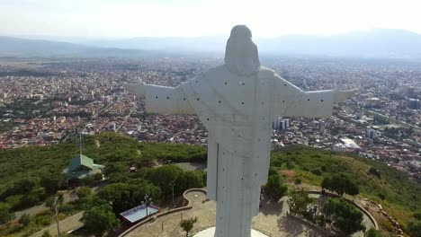 Cristo-de-la-Concordia-Tourist-Spot-Destination-aerial-drone-view