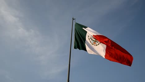 Mexican-flag-in-the-wind